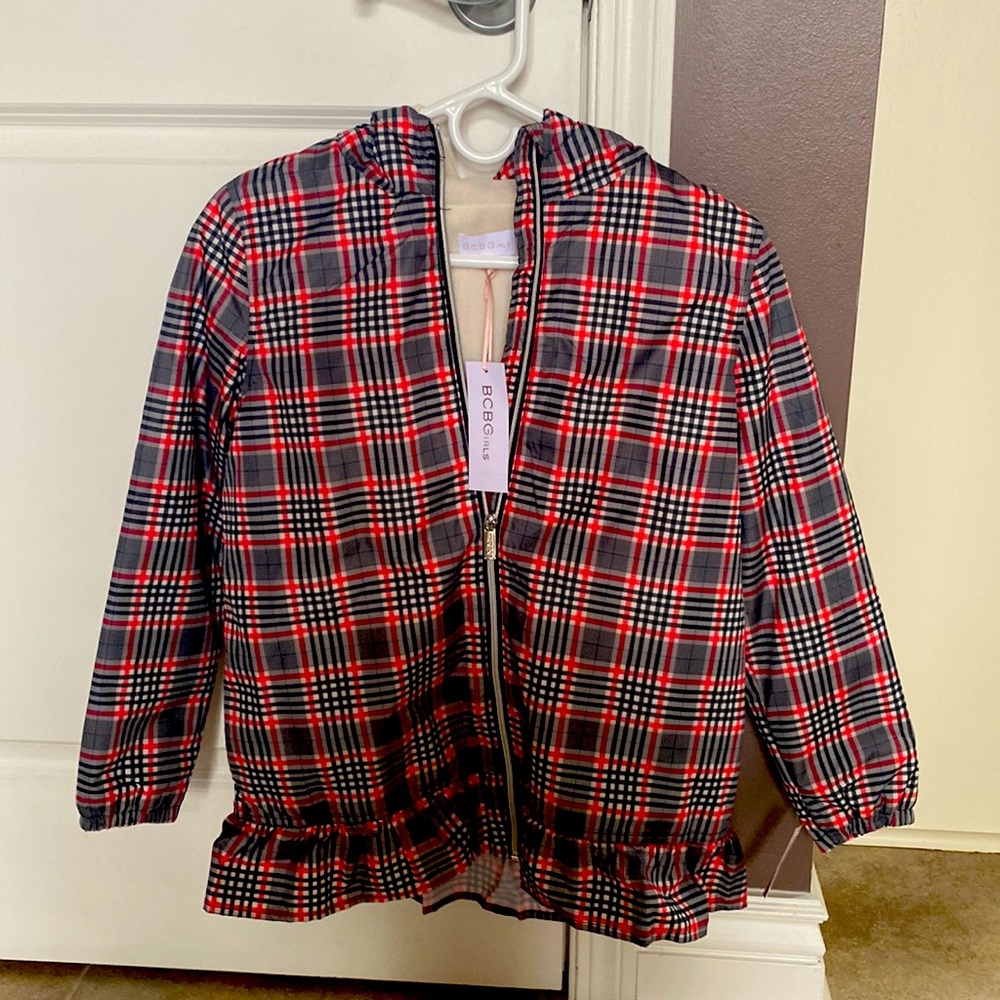 Girls BCBG rain coat/ light lined jacket